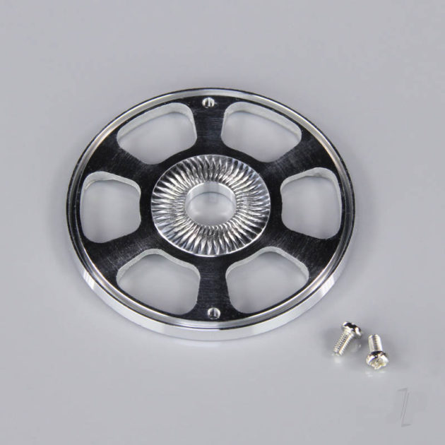 38mm Chrome Look Spinner (with Aluminium Back Plate)