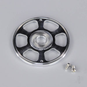 38mm White Spinner (with Aluminium Back Plate)