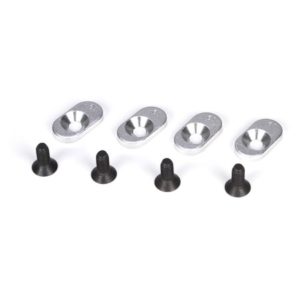 5ive-T Engine Mount Inserts & Screws, 20T (4) - LOSB5802