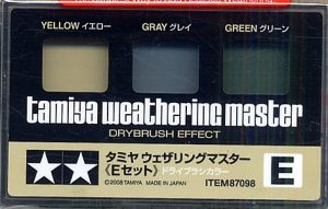 Weathering Master E Set - (Yellow Gray Green) Dry Brush