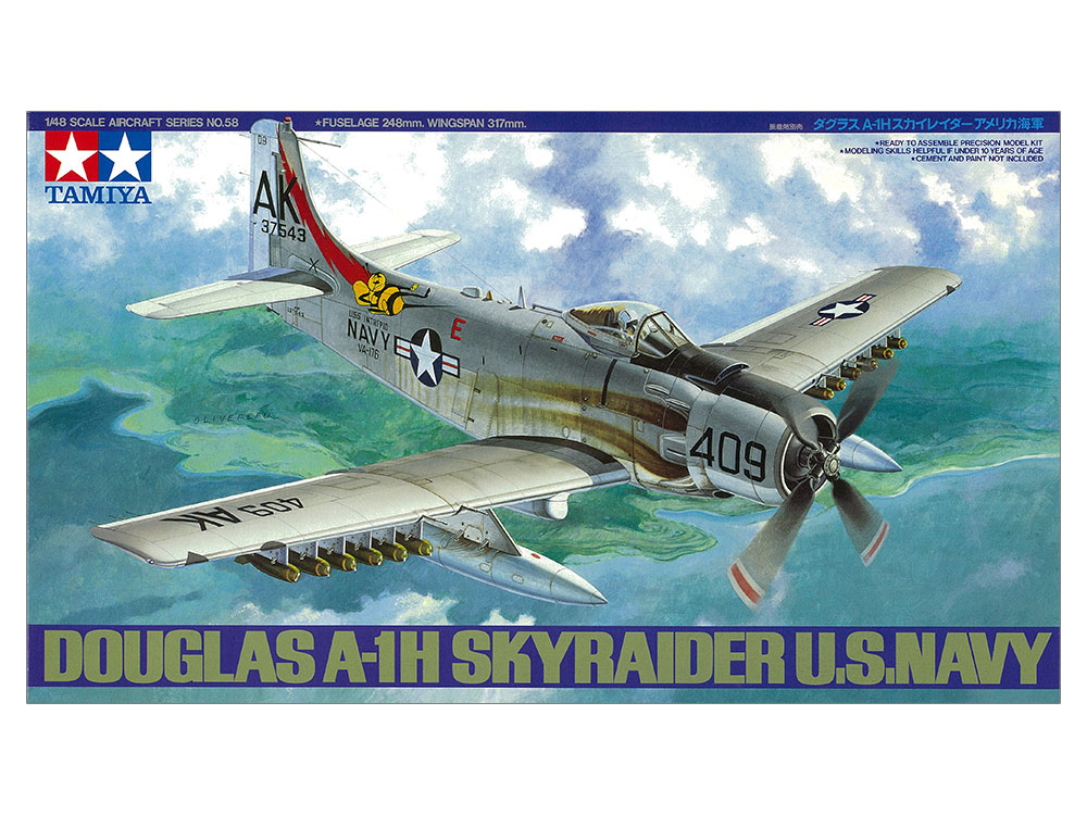 Tamiya Skyraider U.S.NAVY 1/48 61058
