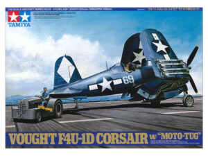 Tamiya Vought F4U-1D Corsair with Moto Tug 1/48 61085