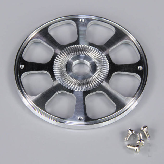 82mm Chrome Look Spinner (with Aluminium Back Plate)