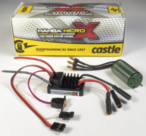Castle Mamba Micro X 1 18th Car ESC W  4100KV MOTOR