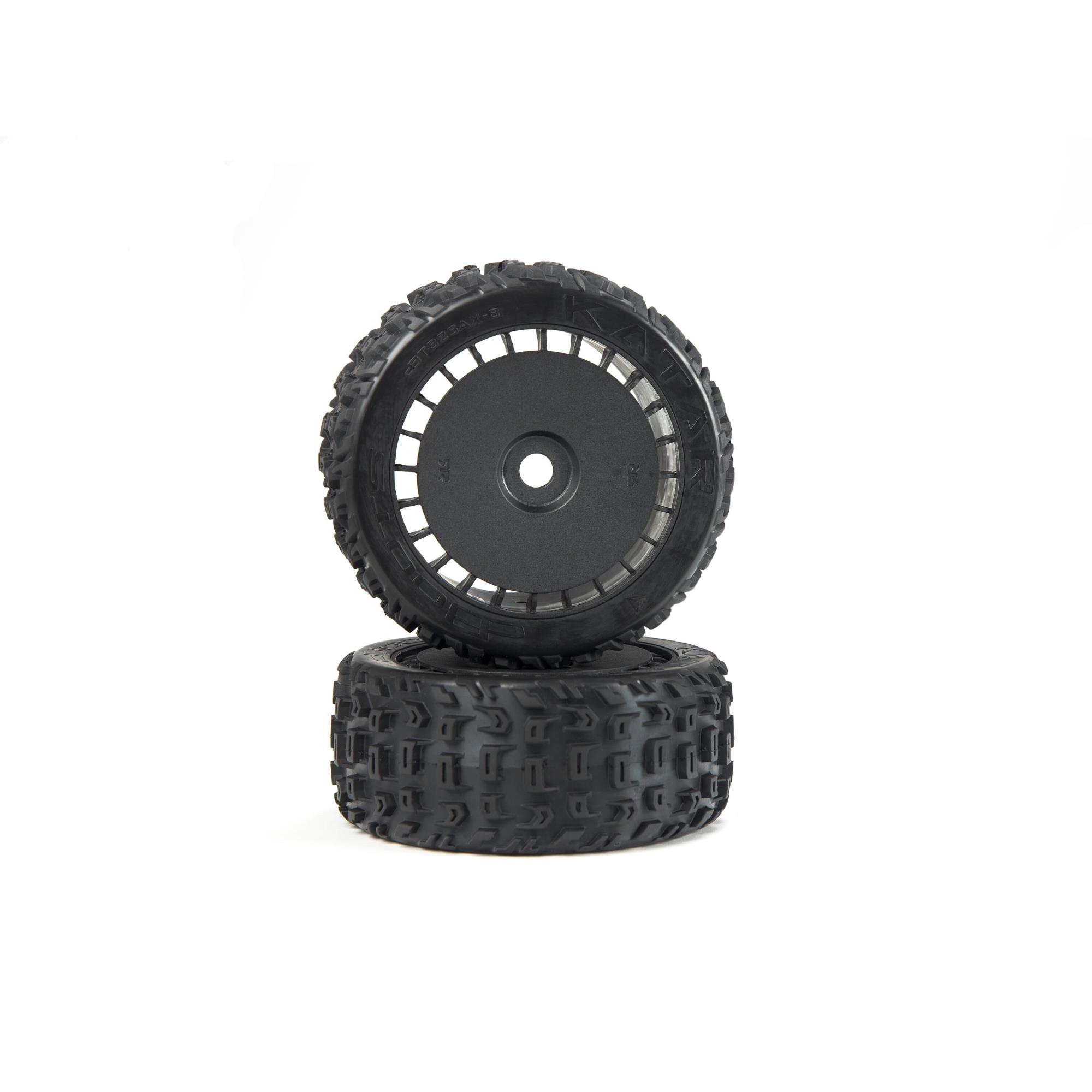 Arrma KATAR T Belted 6S Tire/Wheel Set Talion (2) Z-ARA550097
