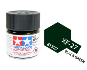 ACRYLIC MINI XF-27 BLACK GREEN 1