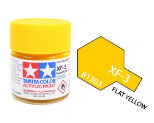 ACRYLIC MINI XF-3 FLAT YELLOW