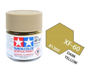 ACRYLIC MINI XF-60 DARK YELLOW