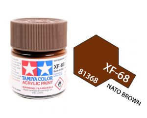 ACRYLIC MINI XF-68 NATO BROWN