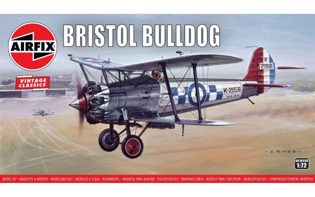Airfix Bristol Bulldog 1:72 Plastic Model Kit A01055V