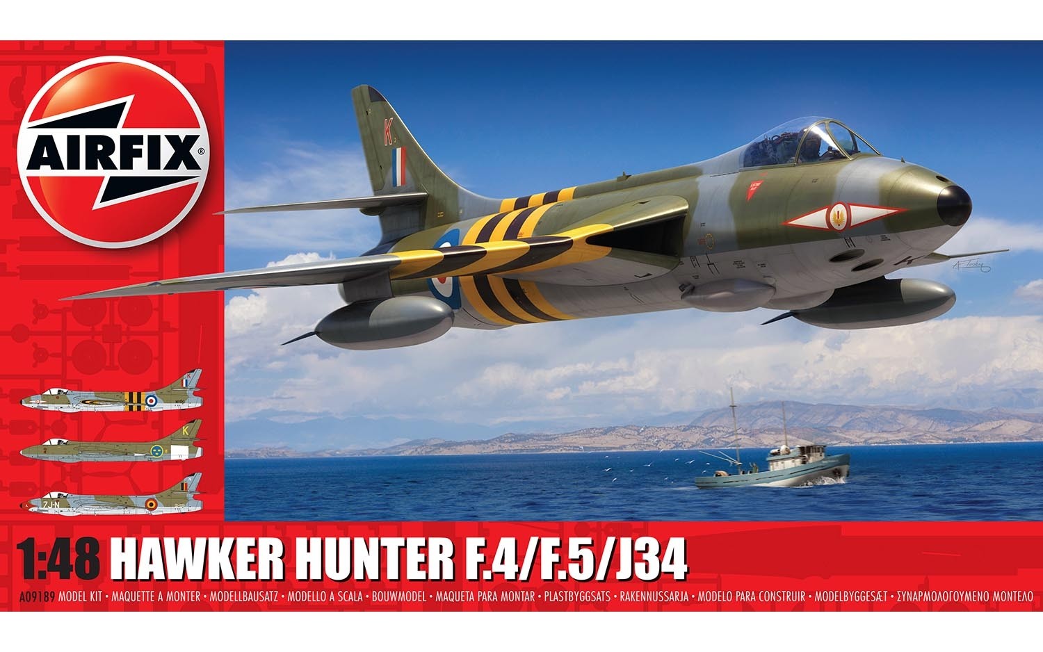 Airfix Hawker Hunter F.4/F.5/J.34 A09189