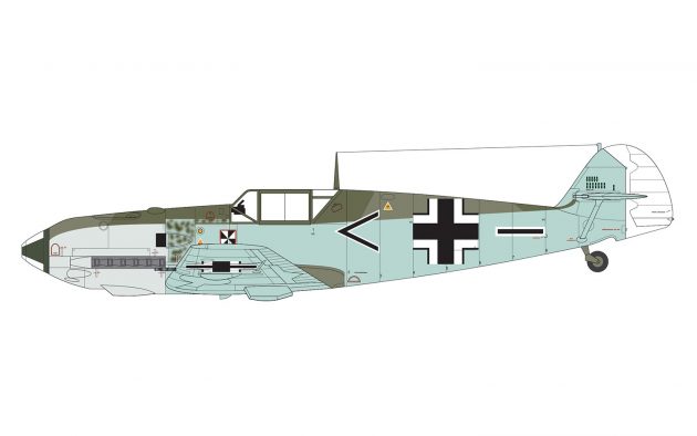 Airfix Messerschmitt Bf109E-4/E-1 1:48