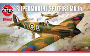 Airfix Supermarine Spitfire Mk1a 1:24 Plastic Model Kit A12001V