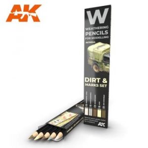 AK Interactive Pencils Set - Splashes, Dirt and Stains