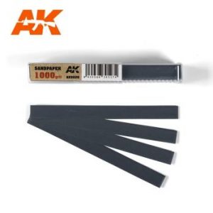 AK Interactive Sandpaper - Wet, 1000 grit x 50 Units