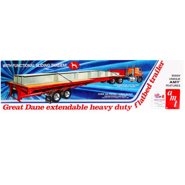 AMT Great Dane Extendable Flat Bed Trailer AMT1111