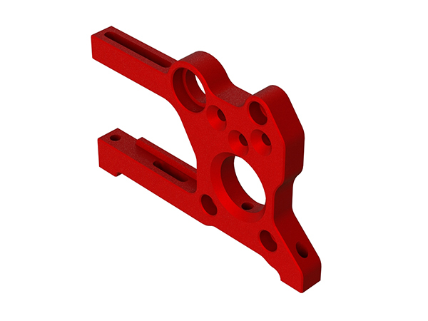 Arrma Kraton 1/5 Aluminum Motor Mount (Red) ARA320482