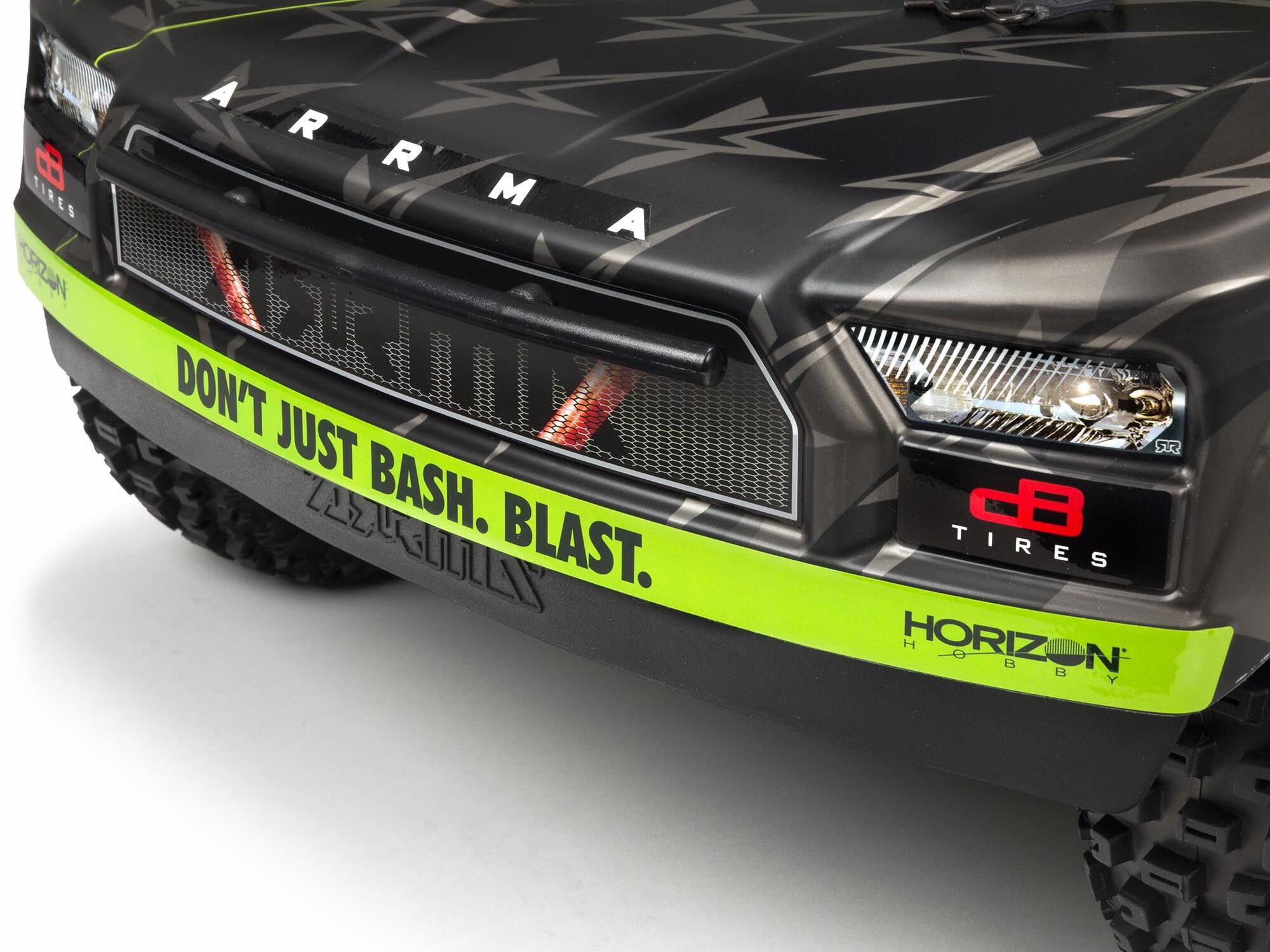 Arrma Mojave 6S BLX 1/7 Desert Truck Blk/Grn V2