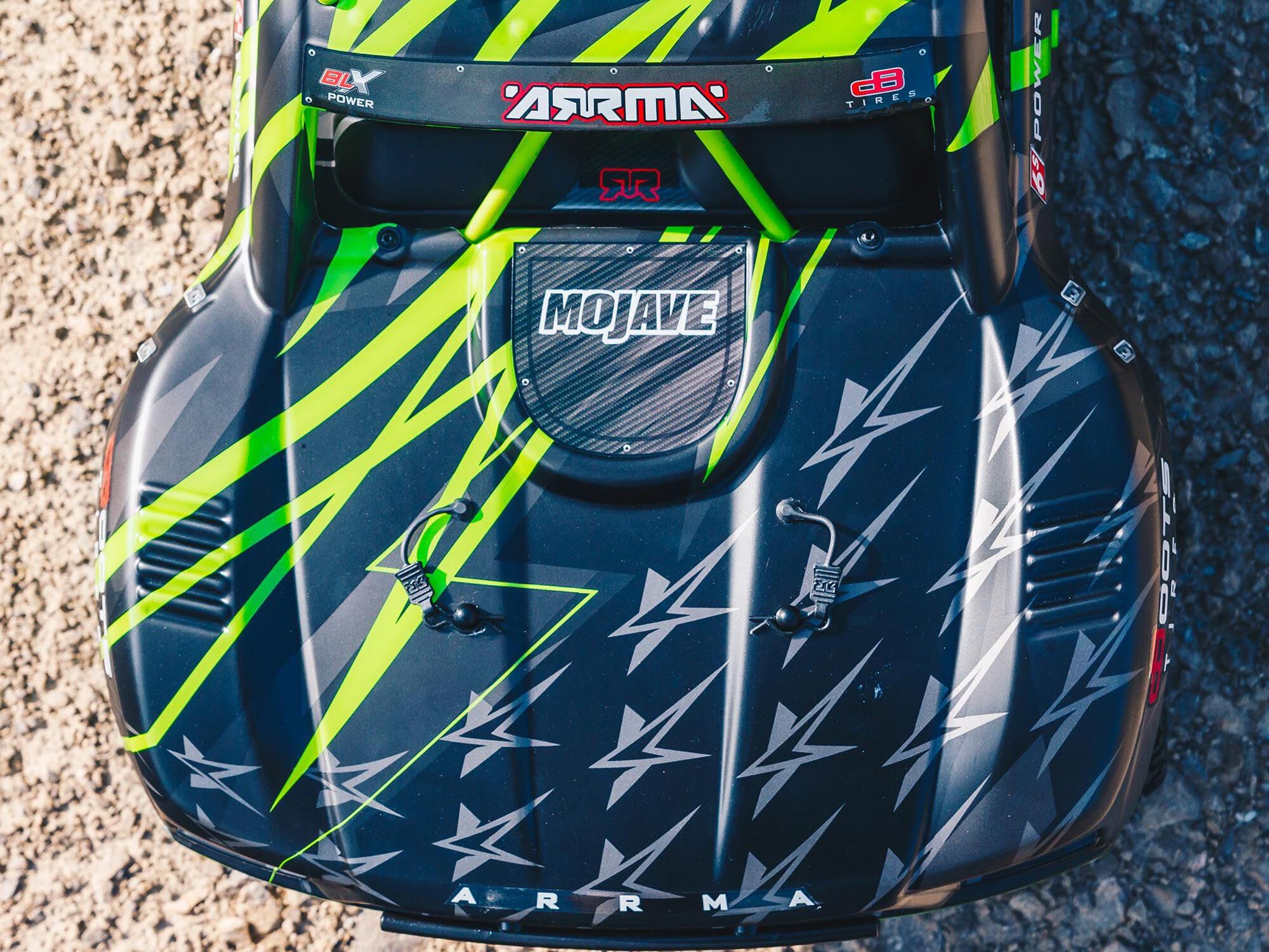 Arrma Mojave 6S BLX 1/7 Desert Truck Blk/Grn V2