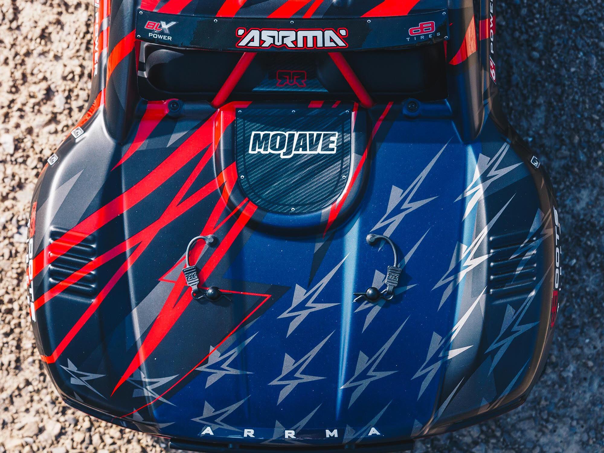 Arrma Mojave 6S BLX 1/7 Desert Truck Blk/Red V2