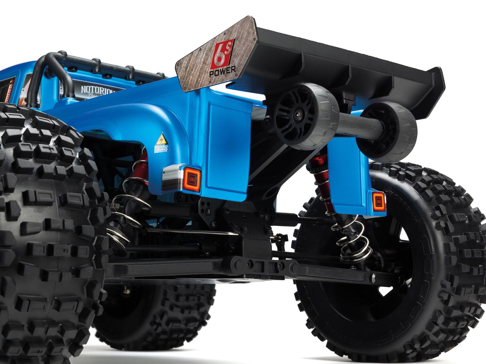 Arrma NOTORIOUS 6S V5 4WD BLX 1/8 RTR Blue