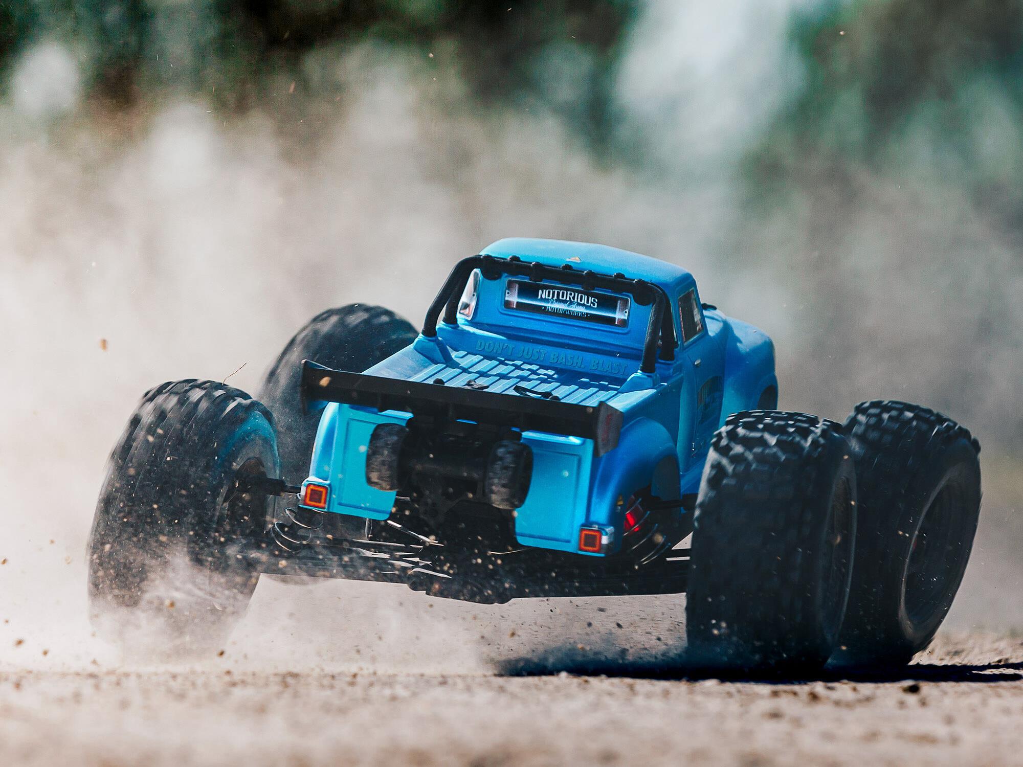 Arrma NOTORIOUS 6S V5 4WD BLX 1/8 RTR Blue