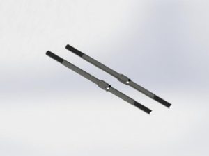 Arrma Steel Turnbuckle M4X95mm (Black) (2Pcs)