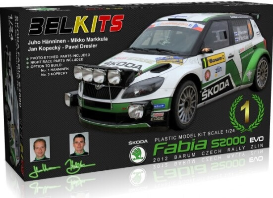 Belkits 1/24 SKODA FABIA S2000 EVO # 004
