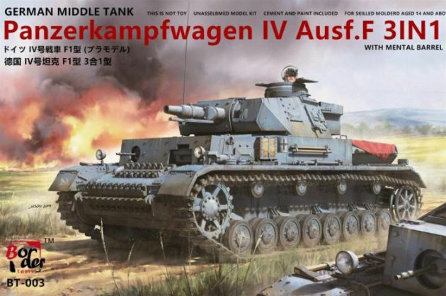 Border Models 1/35 Pz.Kpfw.IV Ausf.F1 # BT-003