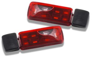 Carson 1:14 Tractor Truck Taillights 6-sections (2) C907038