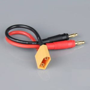 Charge Lead, 4mm Bullet to XT90 Male, 12AWG, 150mm (ESC End)