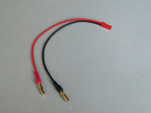 Charge Lead : 4mm Male BEC