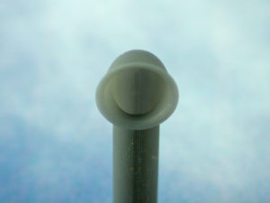 Cowl Ventilators (Resin) Ø10, H36mm, on long stem(Pk2)
