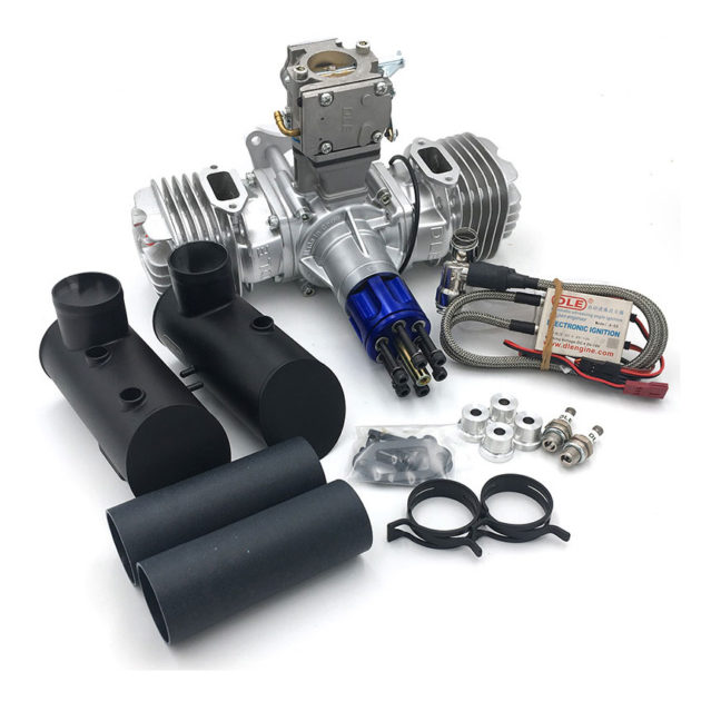 DLE-130 Flat Twin Petrol Engine - DLE130