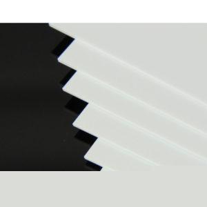 Evergreen 12x24in (30x60cm) White Sheet .125in Thick (2 Sheet per pack)