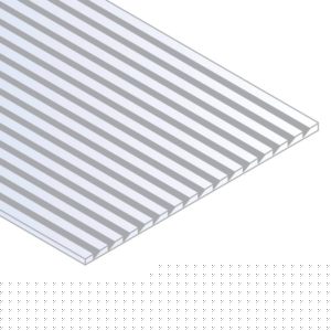 Evergreen Novelty Siding Sheet .060in (1.5mm) Thick .215in 1/4in Spacing 1 Sheet per pack