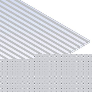 Evergreen V-Groove Siding Sheet .020in (0.50mm) Thick .030in Spacing (1 sheet per pack)