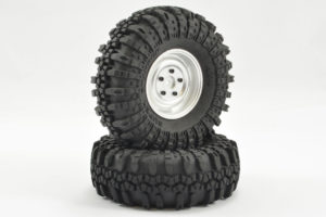 FASTRAX 1:10 CRAWLER SWAMPER 1.9 SCALE WHEEL Ø118MM TYRE (SILVER)