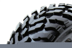 FASTRAX 1:8 TRUGGY ARROW MTD 5-SPOKE BK CHROME 0 OFFSET(PR)