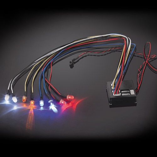 Fastrax Flashing Light Kit Multiple Functions 8-Led Lights
