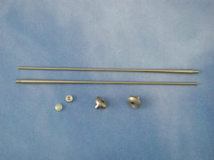 Flush Flagstaff Complete (Brass)(Pk2)