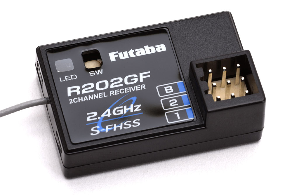 Futaba R202GF 2ch Rx 2.4GHz S-FHSS P-R202GF
