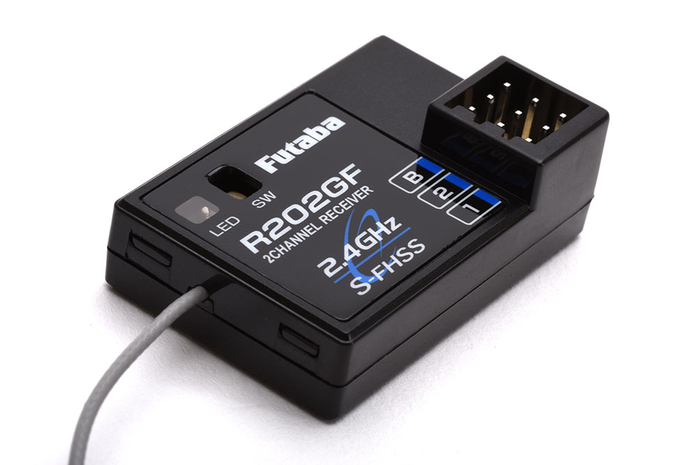Futaba R202GF 2ch Rx 2.4GHz S-FHSS P-R202GF