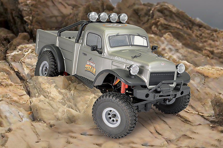 FTX Outback Grey Mini X Texan 1:18 Trail RTR - FTX5524GY