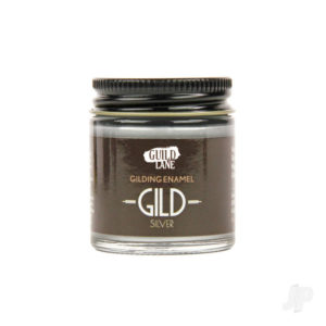 GILD Gilding Enamel Paint, Silver (30ml Jar)