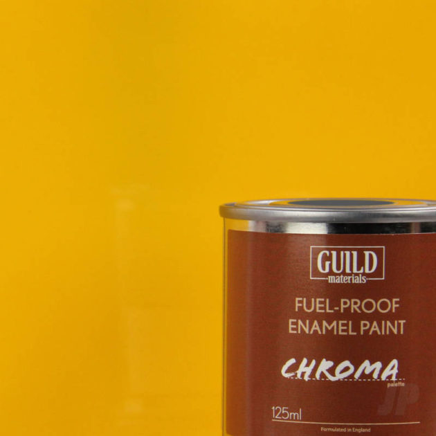 Gloss Enamel Fuel-Proof Paint Chroma Cub Yellow (125ml Tin)