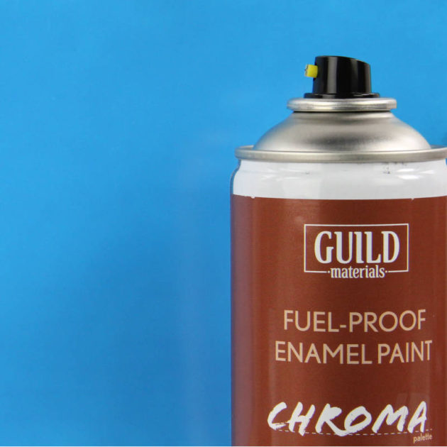 Gloss Enamel Fuel-Proof Paint Chroma Light Blue (400ml Aerosol)