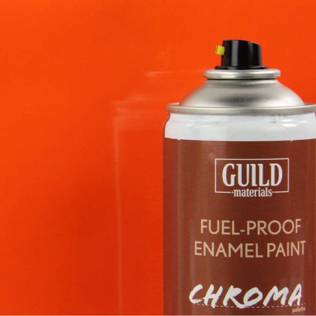 Gloss Enamel Fuel-Proof Paint Chroma Orange (400ml Aerosol)