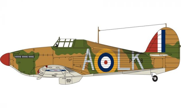 Hawker Hurricane Mk1 1:24 - A14002v
