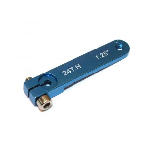 Hitec Aluminium Servo Arm 1.25" M3 (Blue)